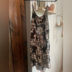 Elle black Sleeveless Scoop Neck Sundress